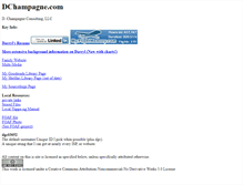 Tablet Screenshot of dchampagne.com